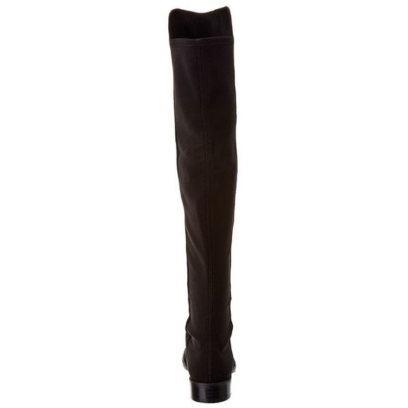 Stuart Weitzman Reddy 5050 Suede Over-The-Knee Boot, Black - Picture 3 of 5